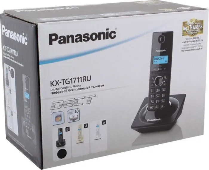 Радиотелефон PANASONIC KX-TG1711RUB