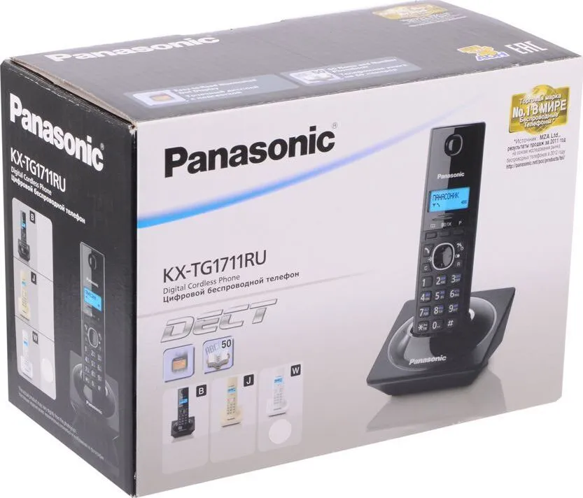 Радиотелефон PANASONIC KX-TG1711RUW