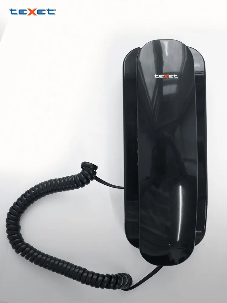Проводной телефон teXet TX-215 черный