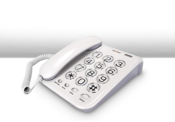 Проводной телефон teXet TX-262 светло-серый