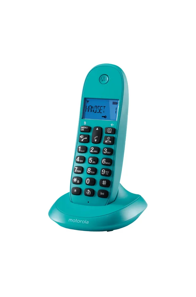 Радиотелефон DECT MOTOROLA C1001LB+ (цвет бирюзовый)