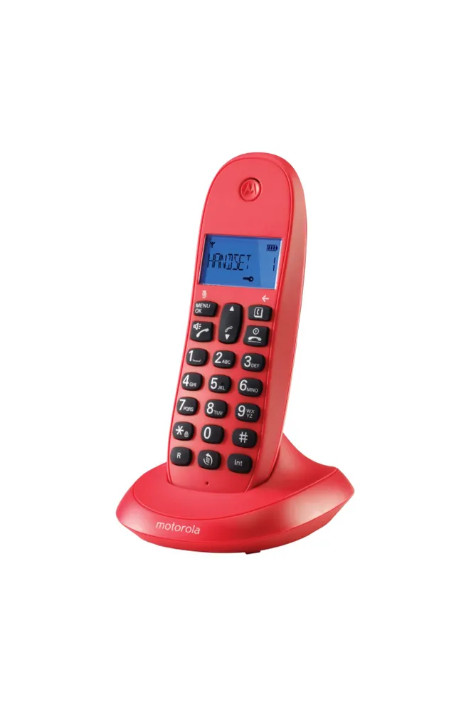 Радиотелефон DECT MOTOROLA C1001LB+ (цвет красный)