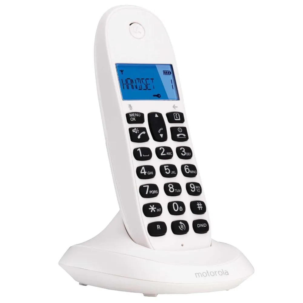 Радиотелефон DECTMOTOROLA C1001CB+ (цвет белый)