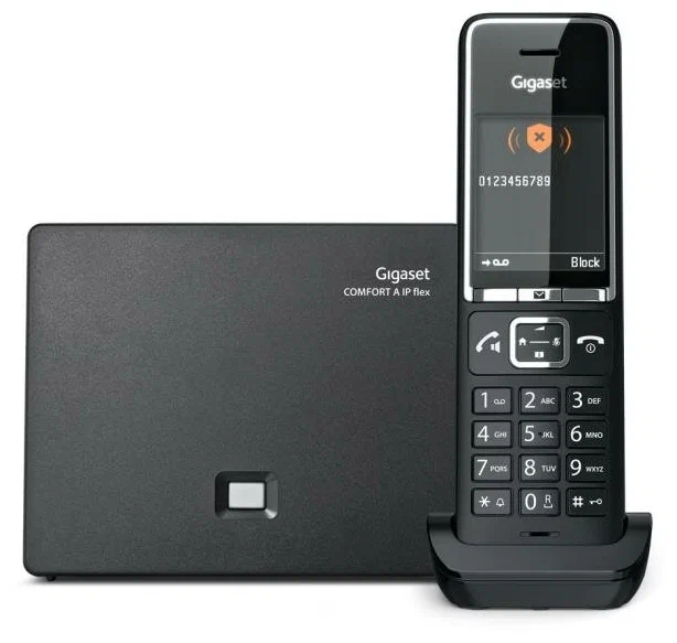 IP/Dect телефон Gigaset COMFORT 550A IP FLEX RUS BLACK